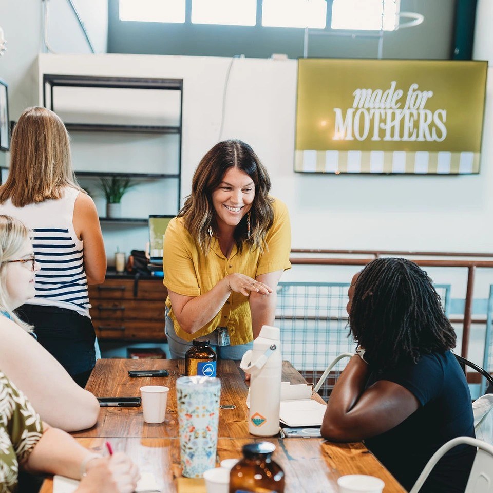 Women supporting each other