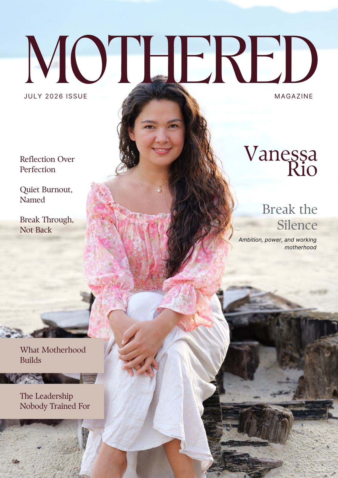Mothered Magazine July 2026 cover, Break the Silence