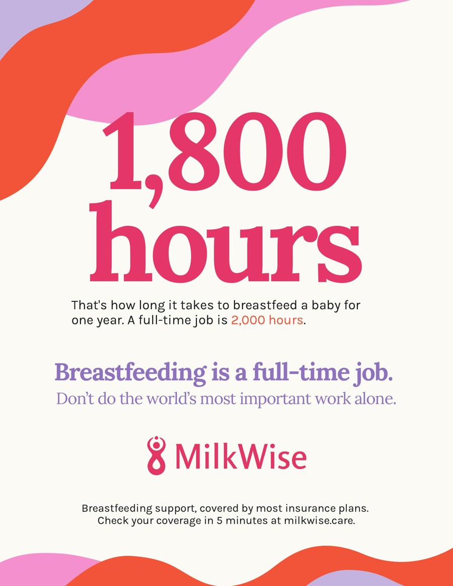 MilkWise full-page advertisement from the September 2026 issue of Mothered Magazine
