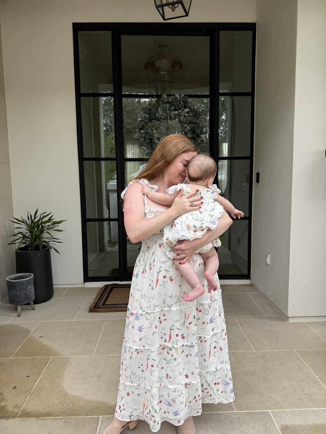 Amy Kiska with her daughter