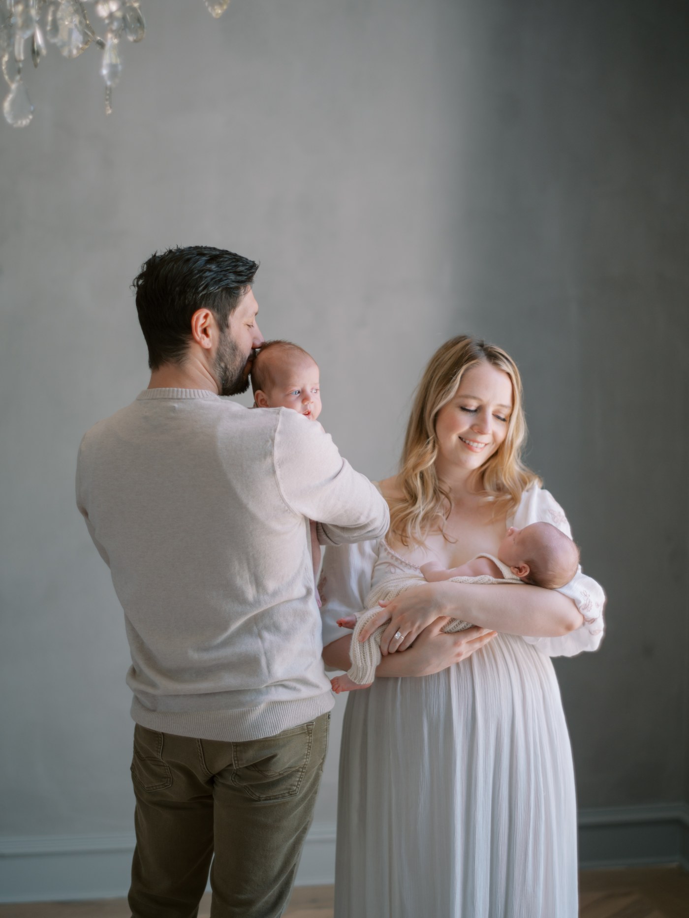 Sophie Epton in the NICU with her newborn son